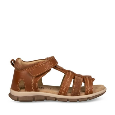 Sandals BROWN CHARLIE & FRIENDS CUIR