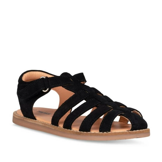 Sandals NAVY TAMS CUIR