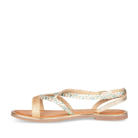 Sandals GOLD MEGIS CASUAL