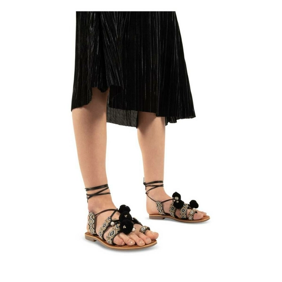 Sandals BLACK MEGIS CASUAL