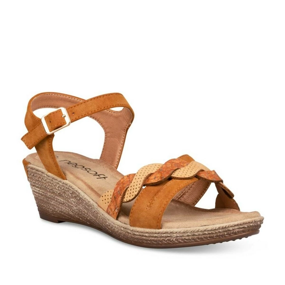 Sandales COGNAC NEOSOFT FEMME