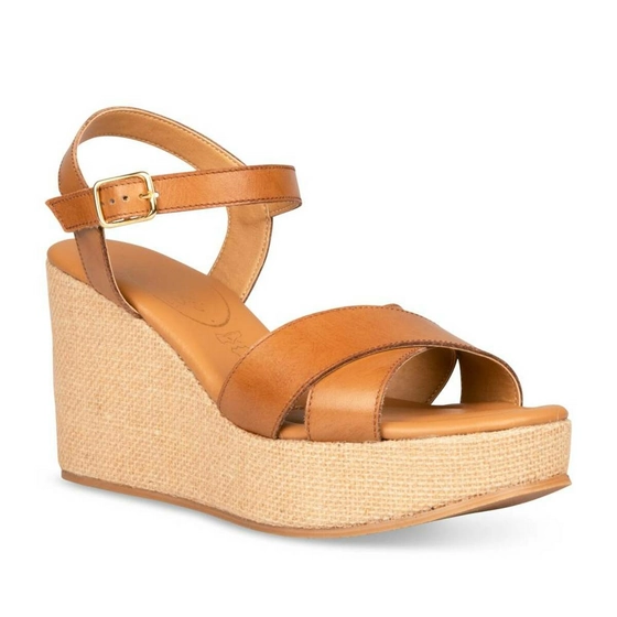 Sandals COGNAC MEGIS CASUAL