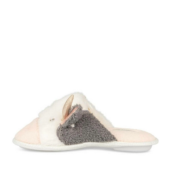 Slippers cow WHITE MERRY SCOTT