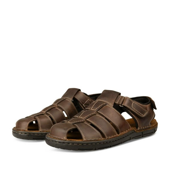 Sandals BROWN CAPE BOARD CUIR