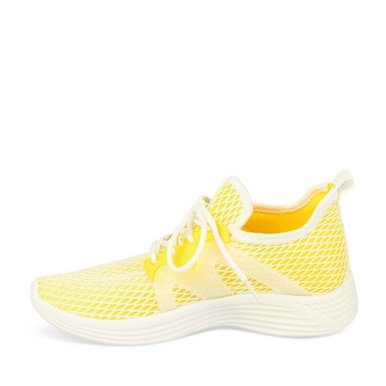 Baskets JAUNE ACTIVE FASHION