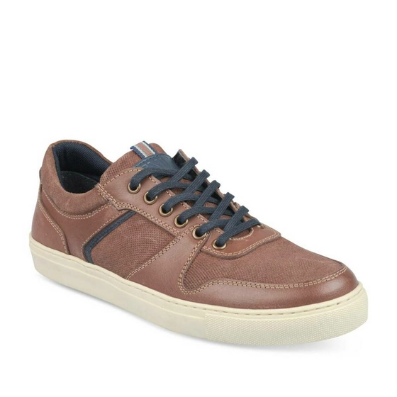 Sneakers BROWN DENIM SIDE LEATHER