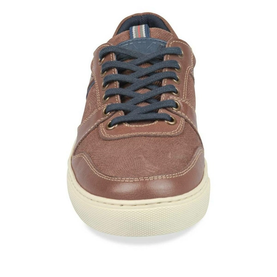 Sneakers BROWN DENIM SIDE LEATHER