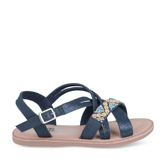 Sandals NAVY LOVELY SKULL CUIR