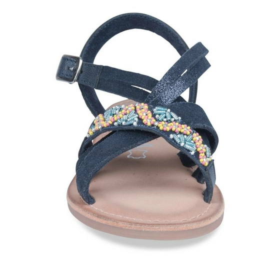 Sandals NAVY LOVELY SKULL CUIR