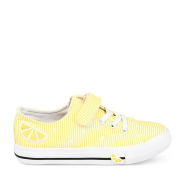 Sneakers YELLOW LOVELY SKULL