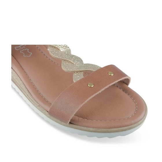 Sandals COGNAC MEGIS CASUAL