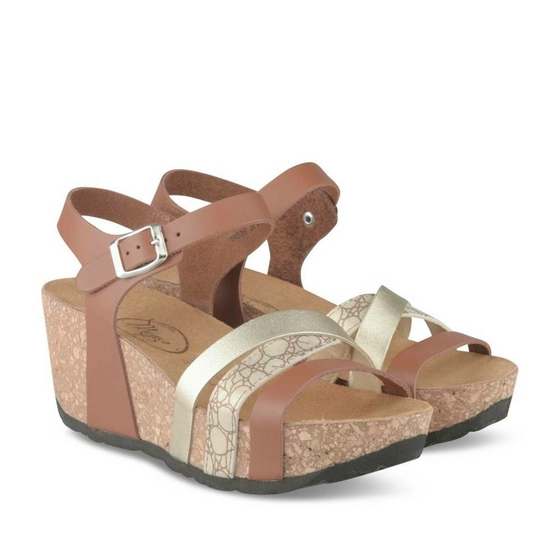 Sandals COGNAC MEGIS CASUAL