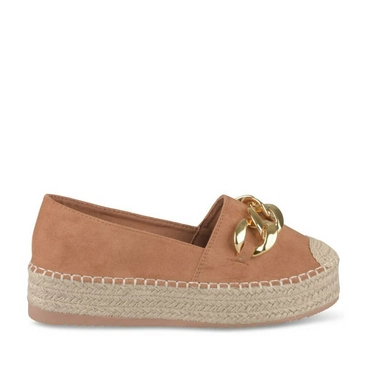 Espadrilles KASTANJEBRUIN MERRY SCOTT