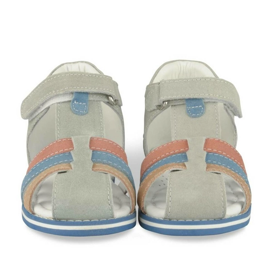 Sandales GRIS CHARLIE & FRIENDS CUIR