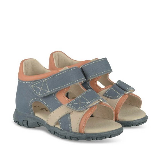 Sandales BLEU FREEMOUSS BOY CUIR