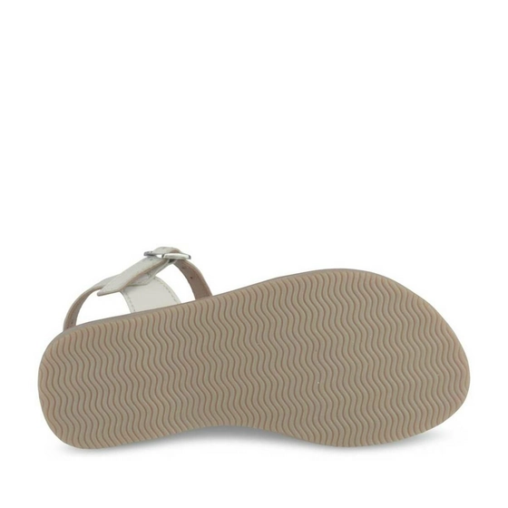 Sandals WHITE NINI & GIRLS CUIR