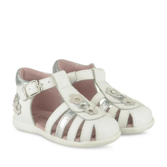 Sandales BLANC FREEMOUSS GIRL CUIR