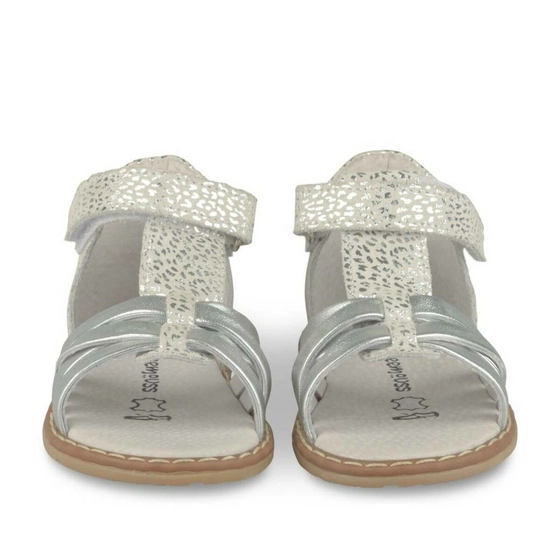 Sandals WHITE FREEMOUSS GIRL LEATHER