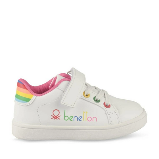 Baskets BLANC BENETTON