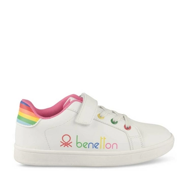 Baskets BLANC BENETTON