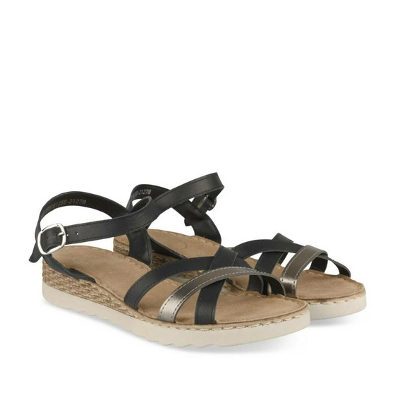 Sandales NOIR MEGIS CASUAL