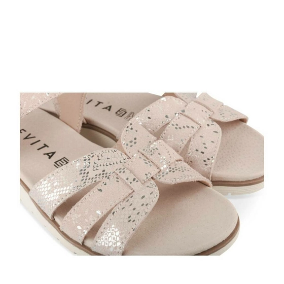 Sandals PINK EVITA LEATHER