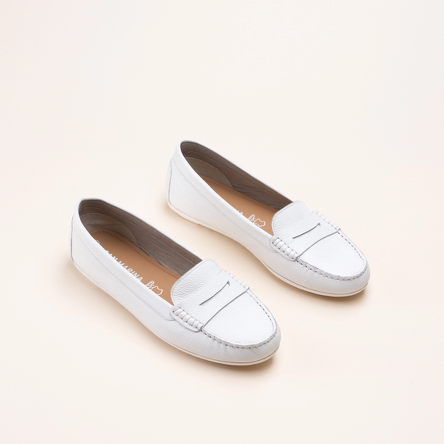 Moccasins WHITE SAN MARINA