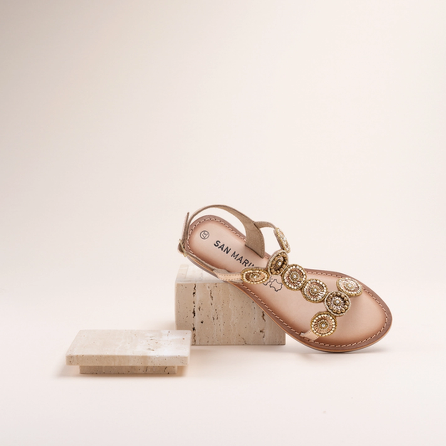 Sandals GOLD SAN MARINA