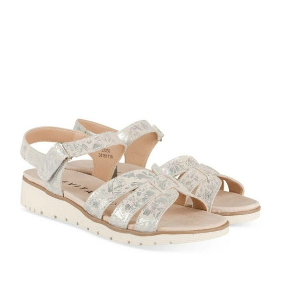 Sandals SILVER EVITA LEATHER