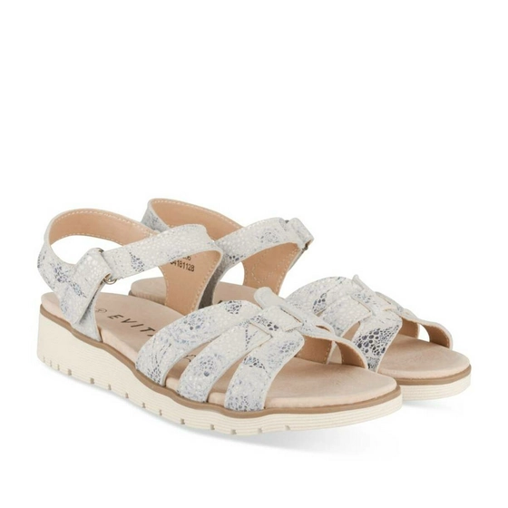 Sandals WHITE EVITA LEATHER