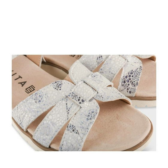 Sandals WHITE EVITA LEATHER