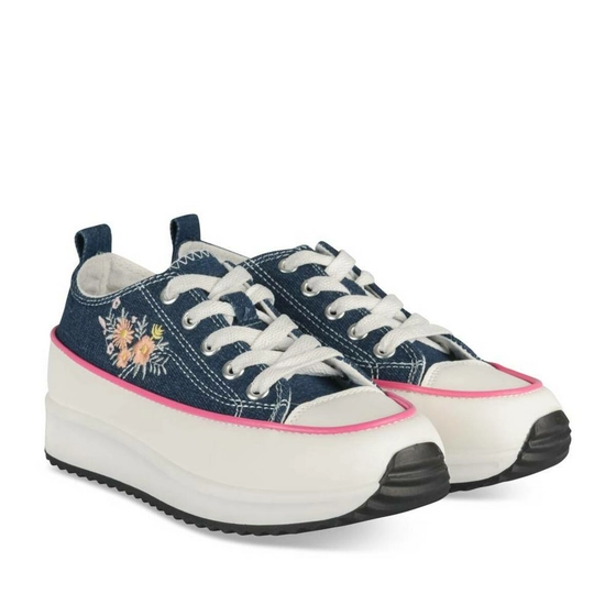 Sneakers NAVY LOVELY SKULL