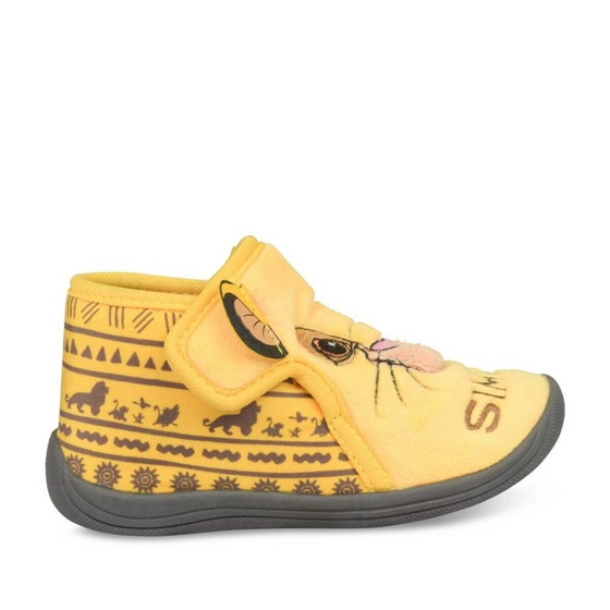 Chaussons JAUNE LE ROI LION