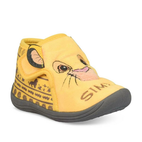 Chaussons JAUNE LE ROI LION