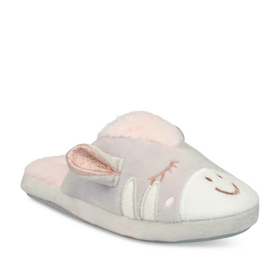 Slippers unicorn GREY LOVELY SKULL