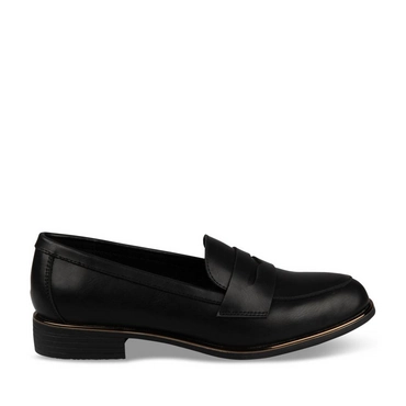 Moccasins BLACK VIA DONNA