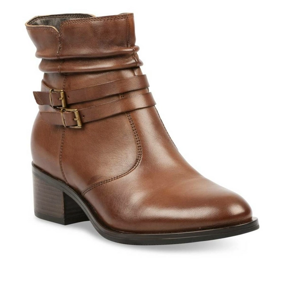 Bottines COGNAC MEGIS ELEGANT