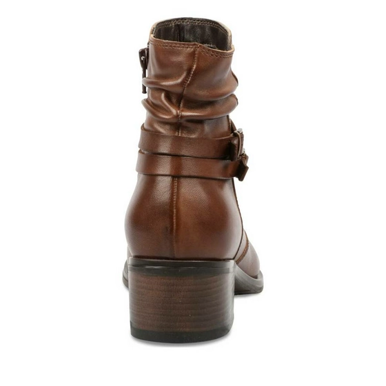 Bottines COGNAC MEGIS ELEGANT