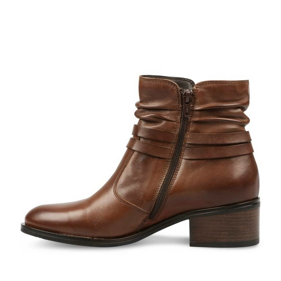 Bottines COGNAC MEGIS ELEGANT