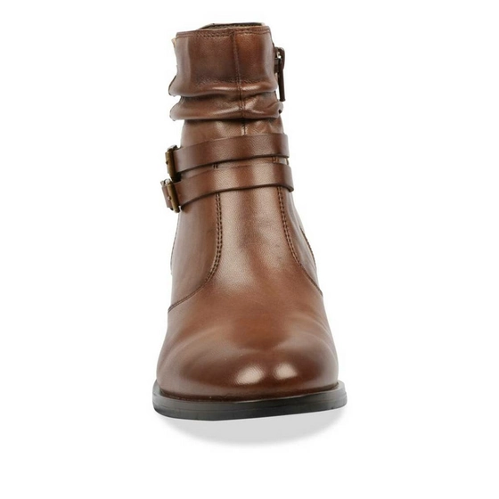 Bottines COGNAC MEGIS ELEGANT