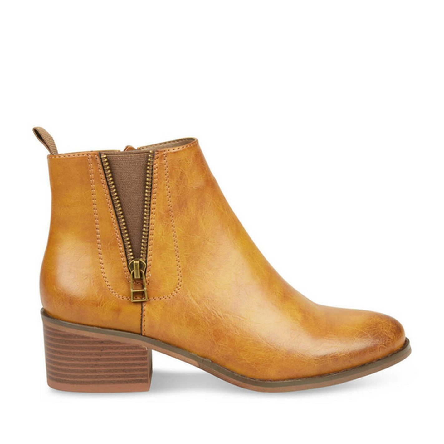 Ankle boots COGNAC ANGELA THOMPSON