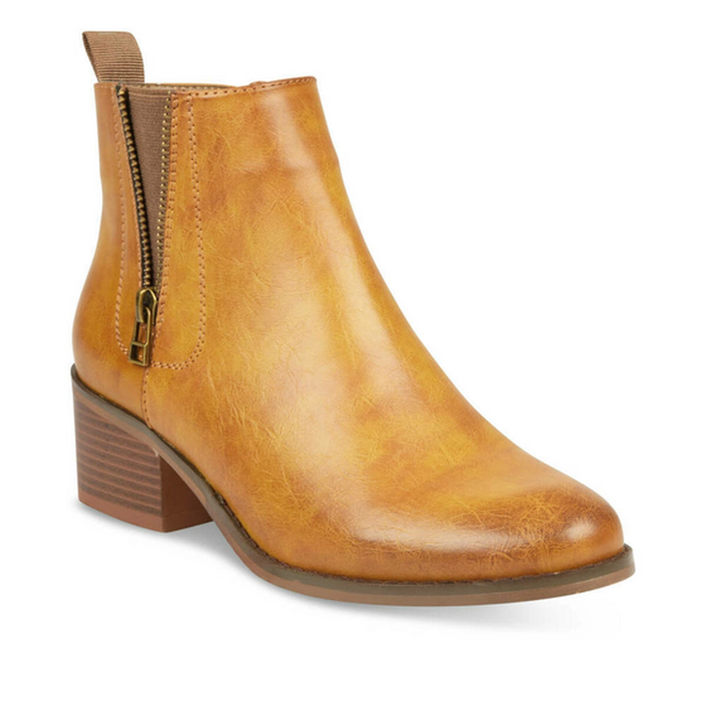 Ankle boots COGNAC ANGELA THOMPSON