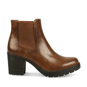 Ankle boots COGNAC ANGELA THOMPSON