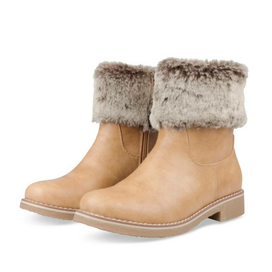 Ankle boots BEIGE MERRY SCOTT