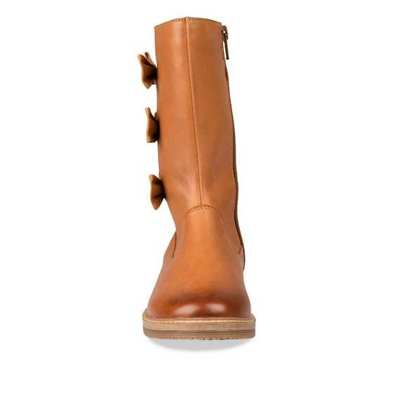 Boots COGNAC LOVELY SKULL LEATHER