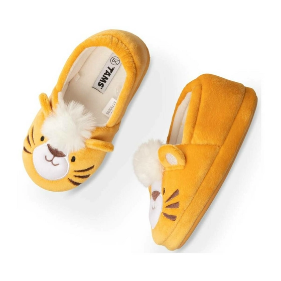 Chaussons lion JAUNE TAMS