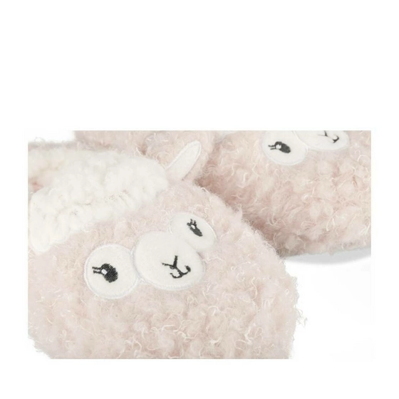 Slippers sheep PINK LOVELY SKULL