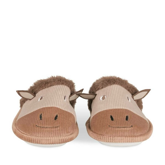 Chaussons âne MARRON TAMS