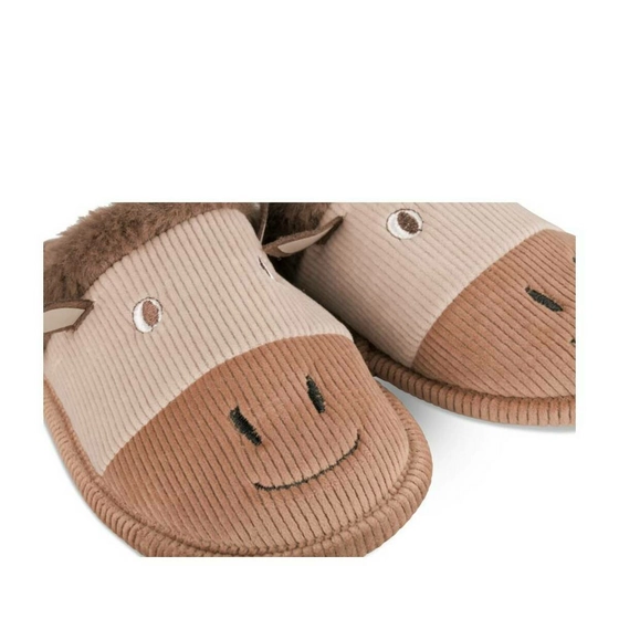 Chaussons âne MARRON TAMS