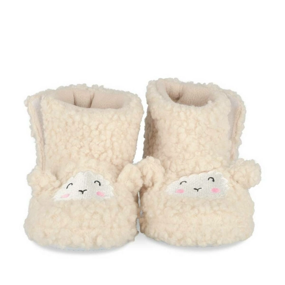 Chaussons bottines mouton BEIGE NINI & GIRLS